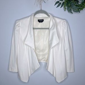 Bebe white/ cream jacket blazer